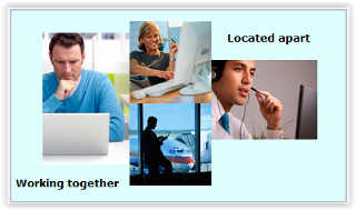 Working together even though you are located apart